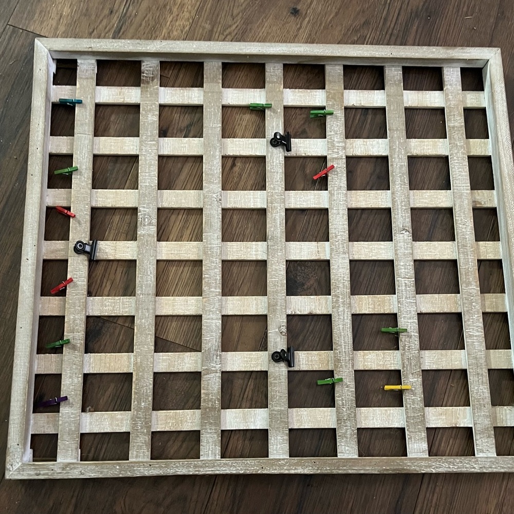 Wood multiple picture frame